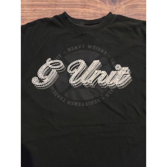 Vintage 50 Cent G-Unit Official T Shirt Heavy Weight Embroidered Mens X-Large - Picture 4 of 7